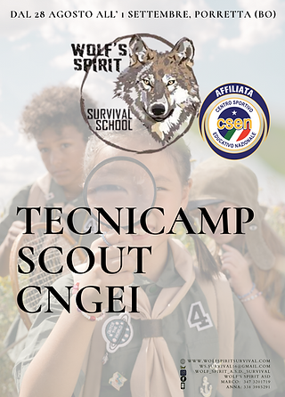 camp sopravvivenza agosto
