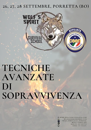 corso sopravvivenza avanzato settembre