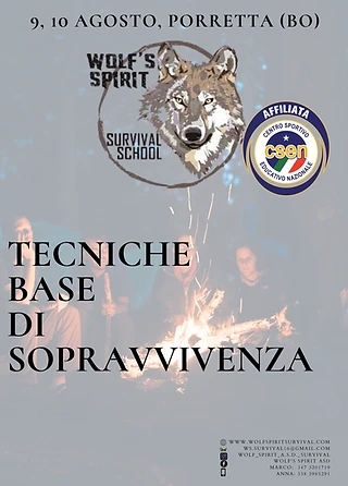 corso sopravvivenza base agosto