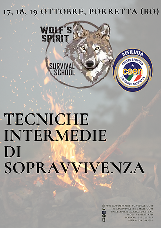 corso sopravvivenza intermedio ottobre